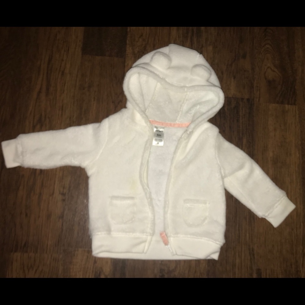 White fur jacket babygirl
